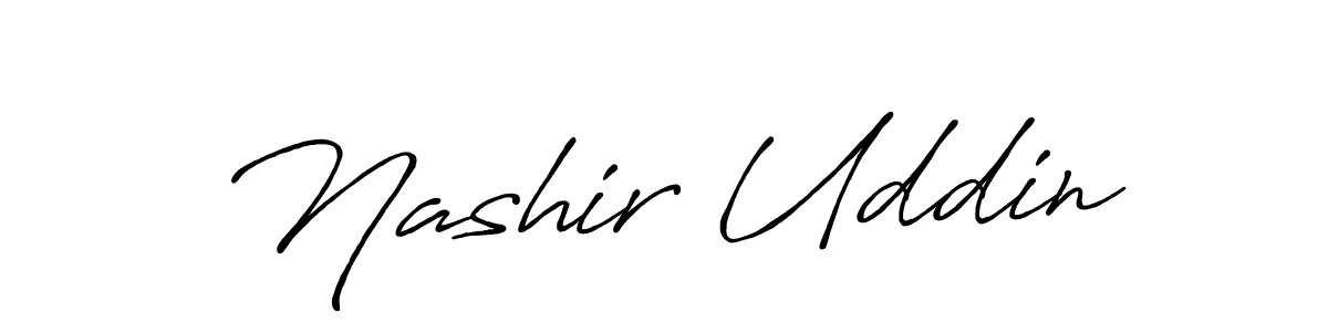 Also we have Nashir Uddin name is the best signature style. Create professional handwritten signature collection using Antro_Vectra_Bolder autograph style. Nashir Uddin signature style 7 images and pictures png