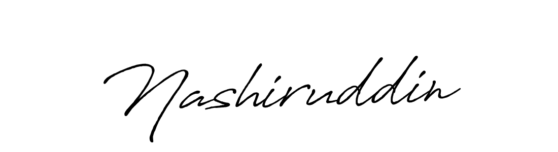 How to make Nashiruddin signature? Antro_Vectra_Bolder is a professional autograph style. Create handwritten signature for Nashiruddin name. Nashiruddin signature style 7 images and pictures png
