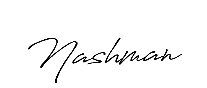 if you are searching for the best signature style for your name Nashman. so please give up your signature search. here we have designed multiple signature styles  using Antro_Vectra_Bolder. Nashman signature style 7 images and pictures png