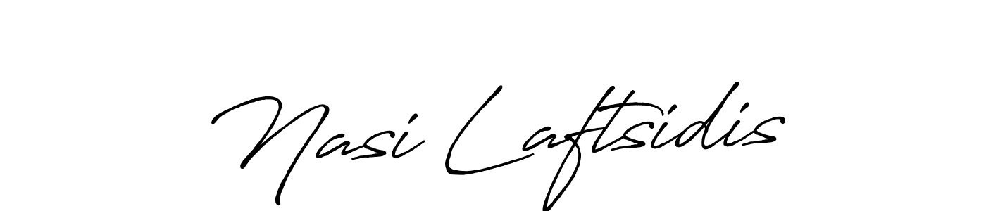 You should practise on your own different ways (Antro_Vectra_Bolder) to write your name (Nasi Laftsidis) in signature. don't let someone else do it for you. Nasi Laftsidis signature style 7 images and pictures png