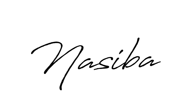 Create a beautiful signature design for name Nasiba. With this signature (Antro_Vectra_Bolder) fonts, you can make a handwritten signature for free. Nasiba signature style 7 images and pictures png