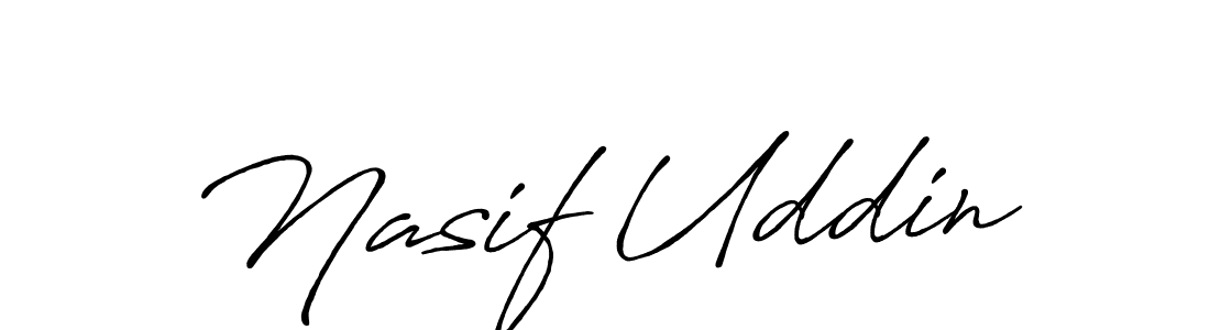 It looks lik you need a new signature style for name Nasif Uddin. Design unique handwritten (Antro_Vectra_Bolder) signature with our free signature maker in just a few clicks. Nasif Uddin signature style 7 images and pictures png