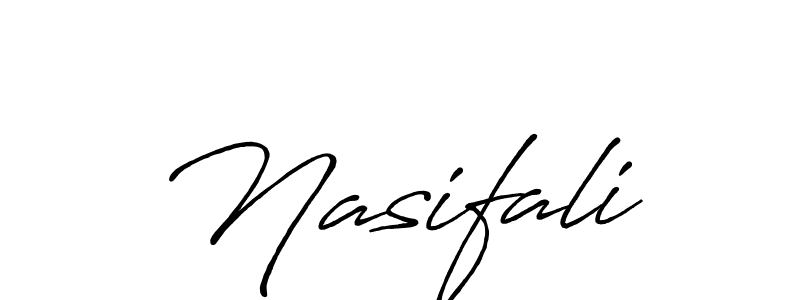 It looks lik you need a new signature style for name Nasifali. Design unique handwritten (Antro_Vectra_Bolder) signature with our free signature maker in just a few clicks. Nasifali signature style 7 images and pictures png