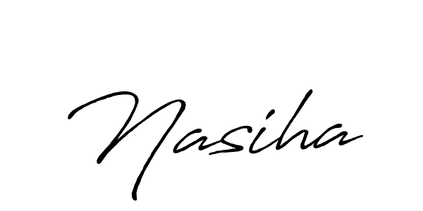 It looks lik you need a new signature style for name Nasiha. Design unique handwritten (Antro_Vectra_Bolder) signature with our free signature maker in just a few clicks. Nasiha signature style 7 images and pictures png