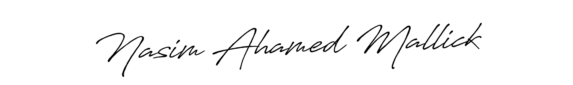 How to Draw Nasim Ahamed Mallick signature style? Antro_Vectra_Bolder is a latest design signature styles for name Nasim Ahamed Mallick. Nasim Ahamed Mallick signature style 7 images and pictures png