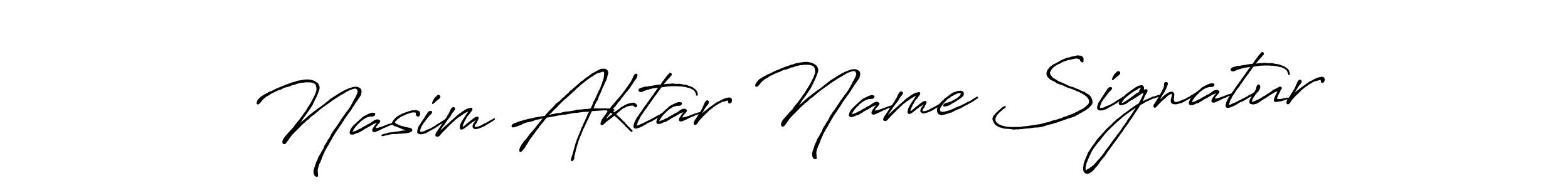 Antro_Vectra_Bolder is a professional signature style that is perfect for those who want to add a touch of class to their signature. It is also a great choice for those who want to make their signature more unique. Get Nasim Aktar Name Signatur name to fancy signature for free. Nasim Aktar Name Signatur signature style 7 images and pictures png