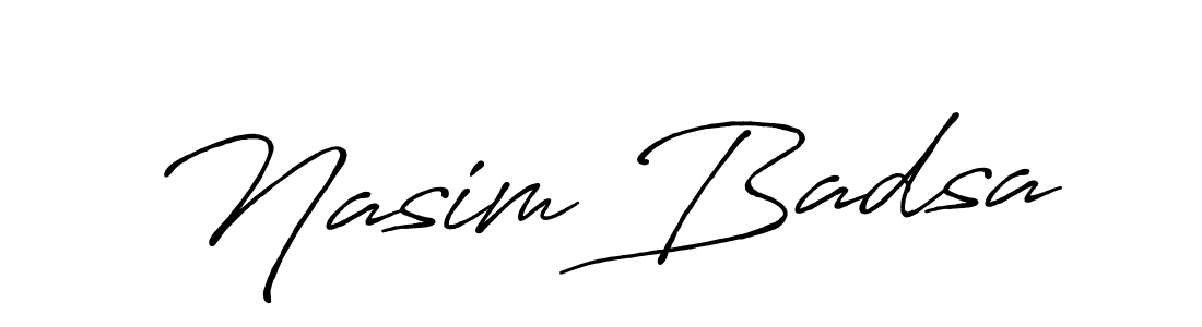 Also we have Nasim Badsa name is the best signature style. Create professional handwritten signature collection using Antro_Vectra_Bolder autograph style. Nasim Badsa signature style 7 images and pictures png