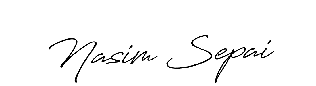 Once you've used our free online signature maker to create your best signature Antro_Vectra_Bolder style, it's time to enjoy all of the benefits that Nasim Sepai name signing documents. Nasim Sepai signature style 7 images and pictures png