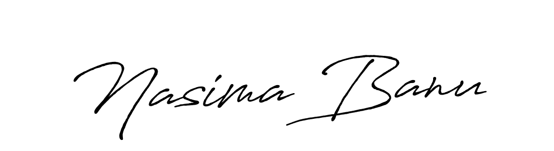 It looks lik you need a new signature style for name Nasima Banu. Design unique handwritten (Antro_Vectra_Bolder) signature with our free signature maker in just a few clicks. Nasima Banu signature style 7 images and pictures png
