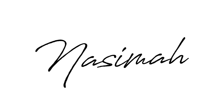 It looks lik you need a new signature style for name Nasimah. Design unique handwritten (Antro_Vectra_Bolder) signature with our free signature maker in just a few clicks. Nasimah signature style 7 images and pictures png
