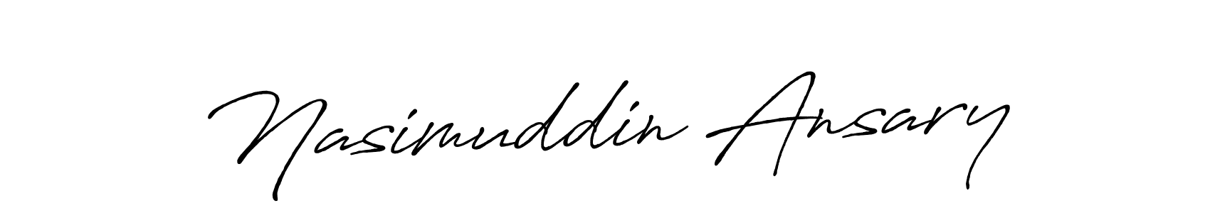 Use a signature maker to create a handwritten signature online. With this signature software, you can design (Antro_Vectra_Bolder) your own signature for name Nasimuddin Ansary. Nasimuddin Ansary signature style 7 images and pictures png