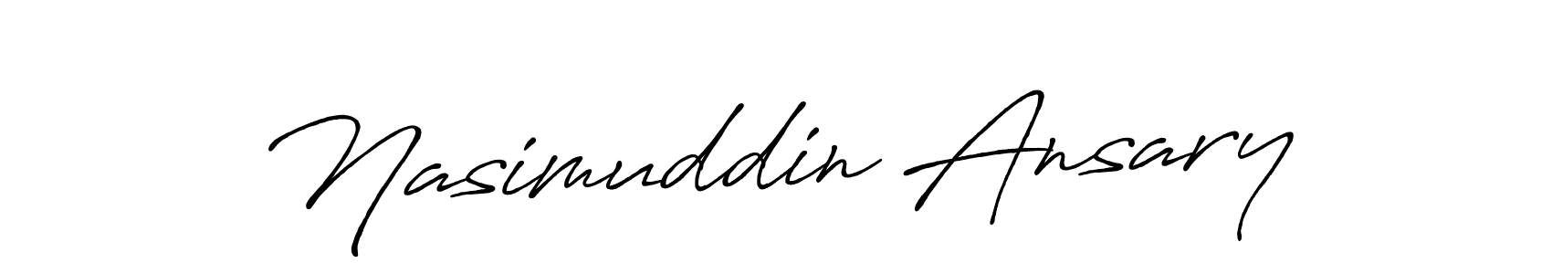 Use a signature maker to create a handwritten signature online. With this signature software, you can design (Antro_Vectra_Bolder) your own signature for name Nasimuddin Ansary. Nasimuddin Ansary signature style 7 images and pictures png