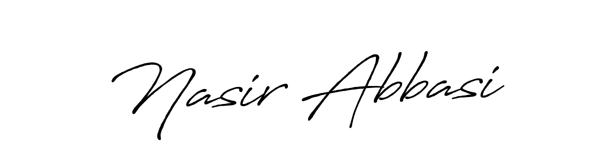 Nasir Abbasi stylish signature style. Best Handwritten Sign (Antro_Vectra_Bolder) for my name. Handwritten Signature Collection Ideas for my name Nasir Abbasi. Nasir Abbasi signature style 7 images and pictures png