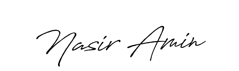 Make a short Nasir Amin signature style. Manage your documents anywhere anytime using Antro_Vectra_Bolder. Create and add eSignatures, submit forms, share and send files easily. Nasir Amin signature style 7 images and pictures png