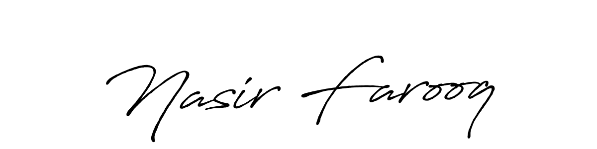 Make a beautiful signature design for name Nasir Farooq. Use this online signature maker to create a handwritten signature for free. Nasir Farooq signature style 7 images and pictures png