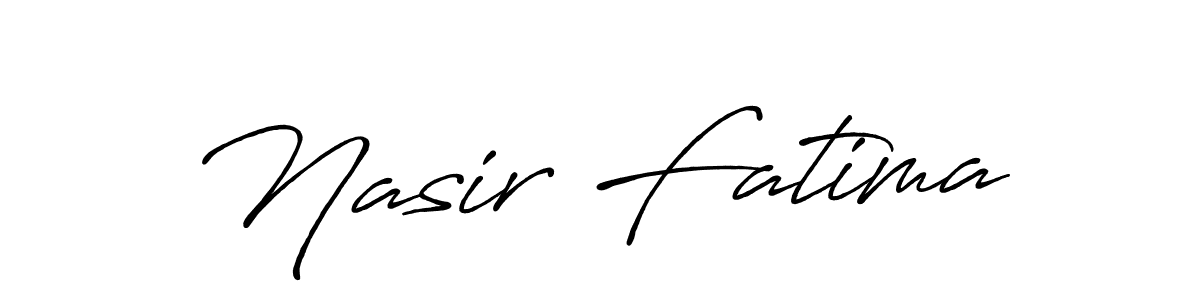 You should practise on your own different ways (Antro_Vectra_Bolder) to write your name (Nasir Fatima) in signature. don't let someone else do it for you. Nasir Fatima signature style 7 images and pictures png