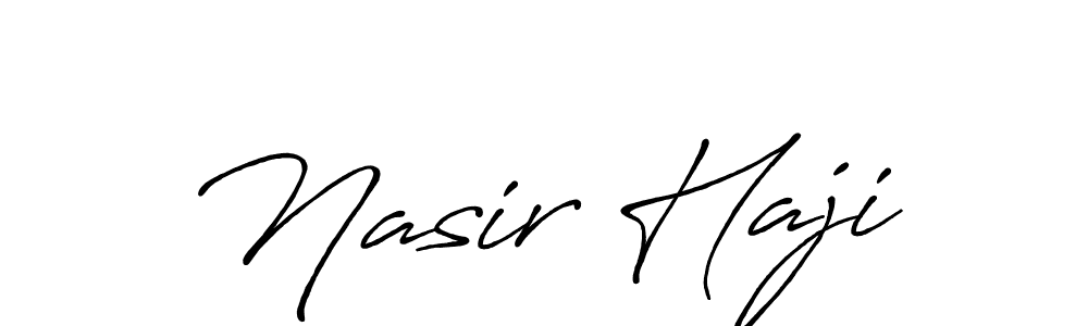 The best way (Antro_Vectra_Bolder) to make a short signature is to pick only two or three words in your name. The name Nasir Haji include a total of six letters. For converting this name. Nasir Haji signature style 7 images and pictures png