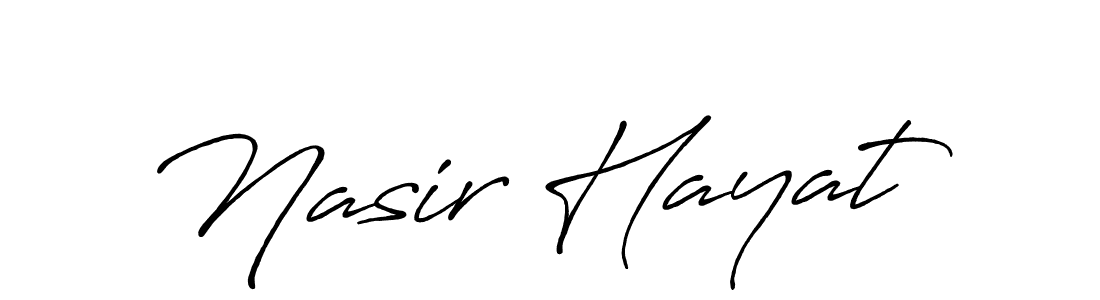 You should practise on your own different ways (Antro_Vectra_Bolder) to write your name (Nasir Hayat) in signature. don't let someone else do it for you. Nasir Hayat signature style 7 images and pictures png