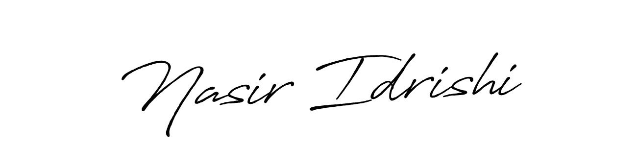 Make a short Nasir Idrishi signature style. Manage your documents anywhere anytime using Antro_Vectra_Bolder. Create and add eSignatures, submit forms, share and send files easily. Nasir Idrishi signature style 7 images and pictures png