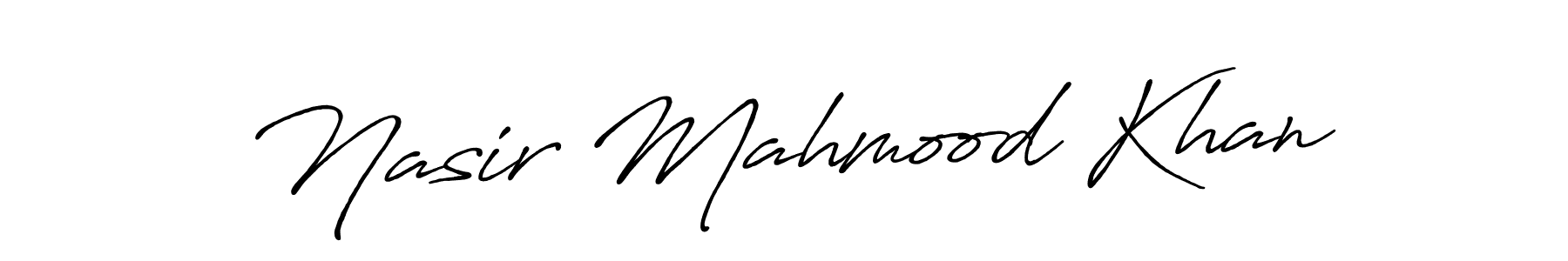 This is the best signature style for the Nasir Mahmood Khan name. Also you like these signature font (Antro_Vectra_Bolder). Mix name signature. Nasir Mahmood Khan signature style 7 images and pictures png