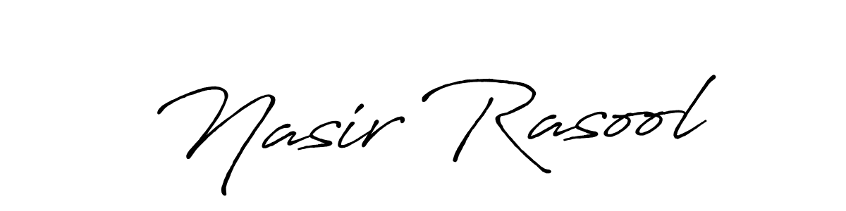 How to make Nasir Rasool signature? Antro_Vectra_Bolder is a professional autograph style. Create handwritten signature for Nasir Rasool name. Nasir Rasool signature style 7 images and pictures png