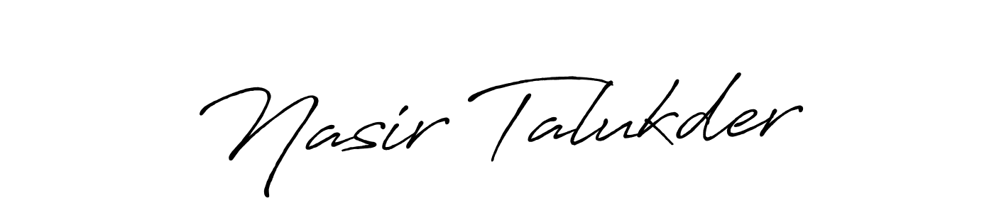 Here are the top 10 professional signature styles for the name Nasir Talukder. These are the best autograph styles you can use for your name. Nasir Talukder signature style 7 images and pictures png