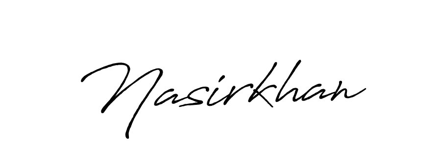 Nasirkhan stylish signature style. Best Handwritten Sign (Antro_Vectra_Bolder) for my name. Handwritten Signature Collection Ideas for my name Nasirkhan. Nasirkhan signature style 7 images and pictures png