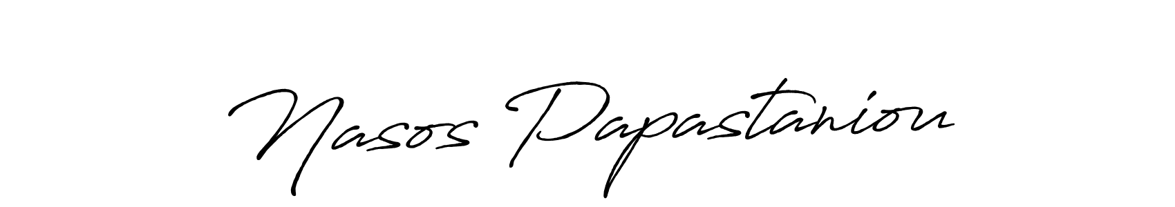 You should practise on your own different ways (Antro_Vectra_Bolder) to write your name (Nasos Papastaniou) in signature. don't let someone else do it for you. Nasos Papastaniou signature style 7 images and pictures png