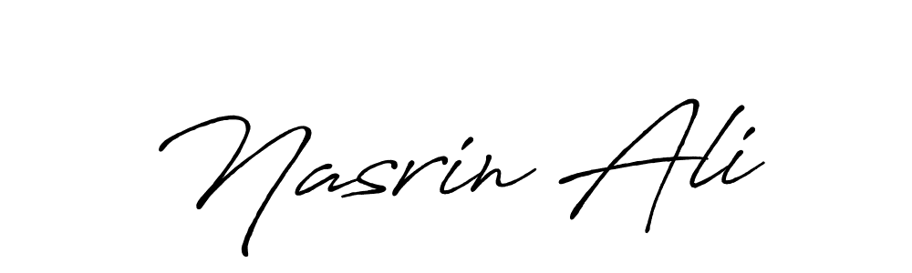 How to make Nasrin Ali signature? Antro_Vectra_Bolder is a professional autograph style. Create handwritten signature for Nasrin Ali name. Nasrin Ali signature style 7 images and pictures png