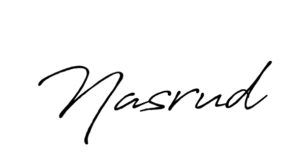 Design your own signature with our free online signature maker. With this signature software, you can create a handwritten (Antro_Vectra_Bolder) signature for name Nasrud. Nasrud signature style 7 images and pictures png