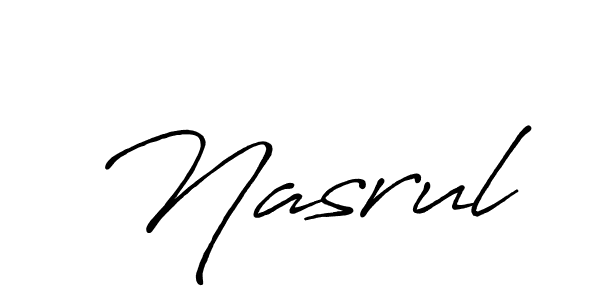 Make a beautiful signature design for name Nasrul. Use this online signature maker to create a handwritten signature for free. Nasrul signature style 7 images and pictures png