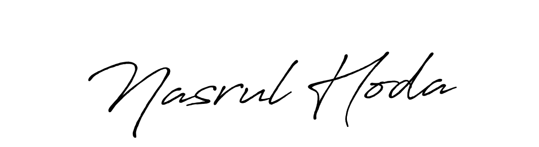Use a signature maker to create a handwritten signature online. With this signature software, you can design (Antro_Vectra_Bolder) your own signature for name Nasrul Hoda. Nasrul Hoda signature style 7 images and pictures png