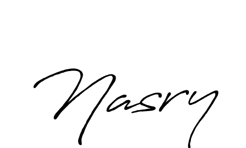 Make a beautiful signature design for name Nasry. Use this online signature maker to create a handwritten signature for free. Nasry signature style 7 images and pictures png