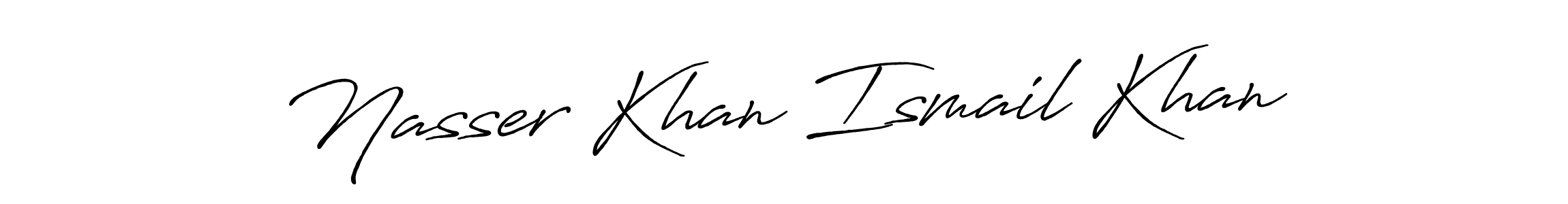 You can use this online signature creator to create a handwritten signature for the name Nasser Khan Ismail Khan. This is the best online autograph maker. Nasser Khan Ismail Khan signature style 7 images and pictures png