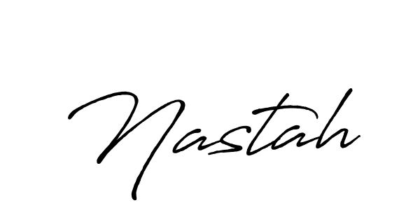 The best way (Antro_Vectra_Bolder) to make a short signature is to pick only two or three words in your name. The name Nastah include a total of six letters. For converting this name. Nastah signature style 7 images and pictures png