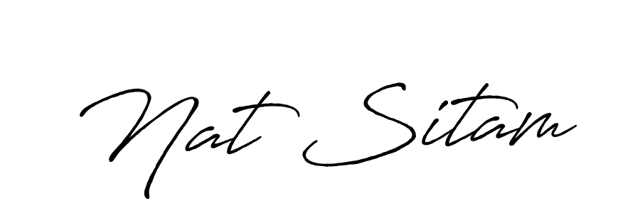 This is the best signature style for the Nat Sitam name. Also you like these signature font (Antro_Vectra_Bolder). Mix name signature. Nat Sitam signature style 7 images and pictures png