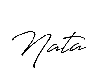 Best and Professional Signature Style for Nata. Antro_Vectra_Bolder Best Signature Style Collection. Nata signature style 7 images and pictures png