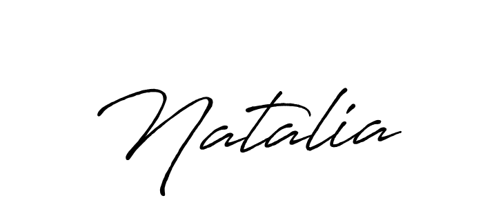 How to make Natalia signature? Antro_Vectra_Bolder is a professional autograph style. Create handwritten signature for Natalia name. Natalia signature style 7 images and pictures png