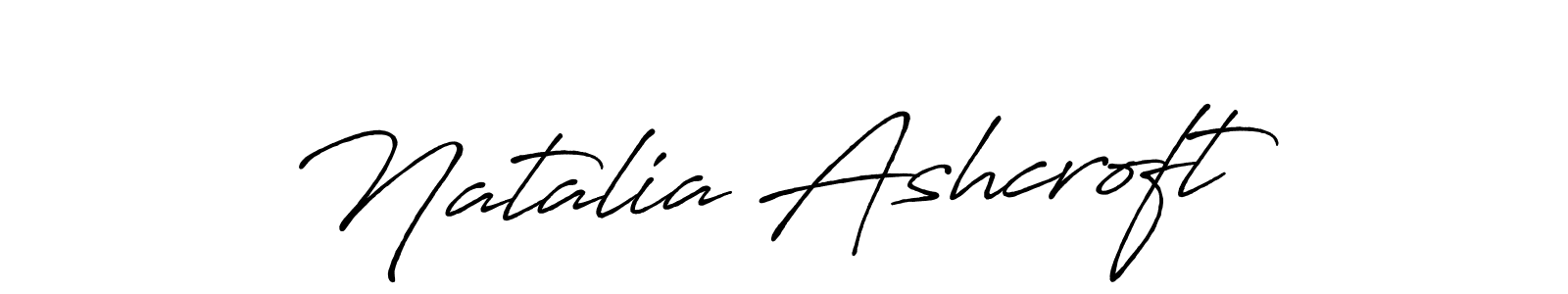 You should practise on your own different ways (Antro_Vectra_Bolder) to write your name (Natalia Ashcroft) in signature. don't let someone else do it for you. Natalia Ashcroft signature style 7 images and pictures png