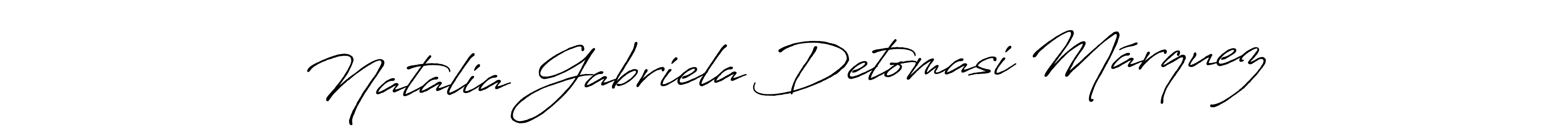 It looks lik you need a new signature style for name Natalia Gabriela Detomasi Márquez. Design unique handwritten (Antro_Vectra_Bolder) signature with our free signature maker in just a few clicks. Natalia Gabriela Detomasi Márquez signature style 7 images and pictures png