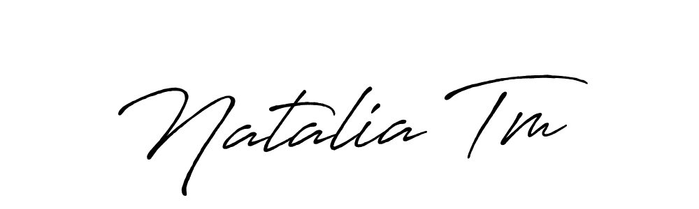 Also You can easily find your signature by using the search form. We will create Natalia Tm name handwritten signature images for you free of cost using Antro_Vectra_Bolder sign style. Natalia Tm signature style 7 images and pictures png