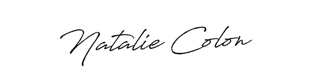 Use a signature maker to create a handwritten signature online. With this signature software, you can design (Antro_Vectra_Bolder) your own signature for name Natalie Colon. Natalie Colon signature style 7 images and pictures png