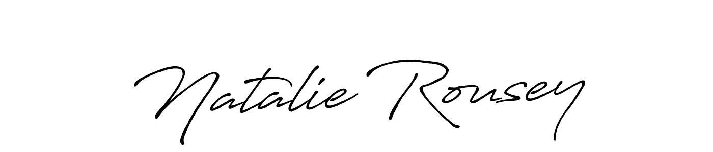 Make a beautiful signature design for name Natalie Rousey. Use this online signature maker to create a handwritten signature for free. Natalie Rousey signature style 7 images and pictures png