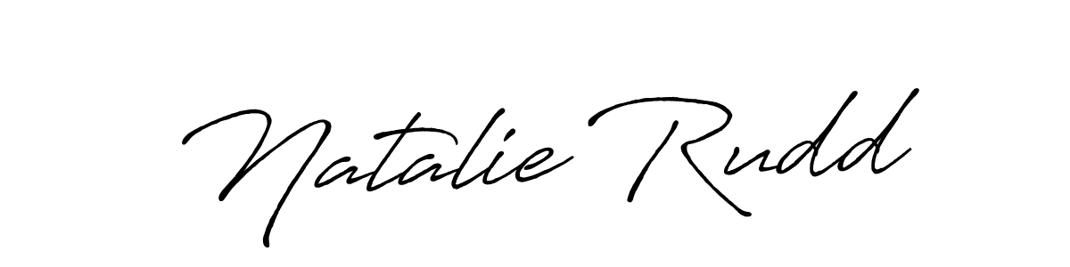 Antro_Vectra_Bolder is a professional signature style that is perfect for those who want to add a touch of class to their signature. It is also a great choice for those who want to make their signature more unique. Get Natalie Rudd name to fancy signature for free. Natalie Rudd signature style 7 images and pictures png