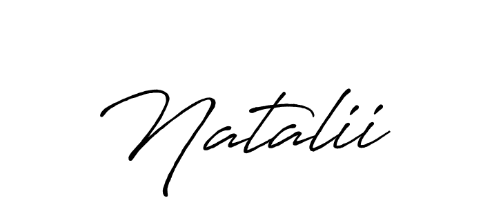 Similarly Antro_Vectra_Bolder is the best handwritten signature design. Signature creator online .You can use it as an online autograph creator for name Natalii. Natalii signature style 7 images and pictures png