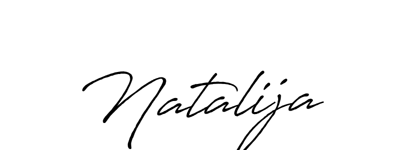 The best way (Antro_Vectra_Bolder) to make a short signature is to pick only two or three words in your name. The name Natalija include a total of six letters. For converting this name. Natalija signature style 7 images and pictures png
