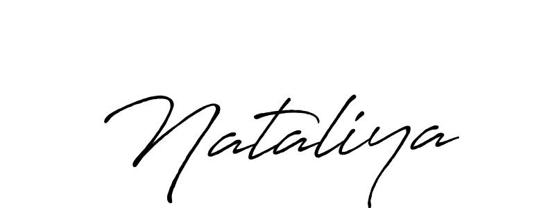 Also we have Nataliya name is the best signature style. Create professional handwritten signature collection using Antro_Vectra_Bolder autograph style. Nataliya signature style 7 images and pictures png