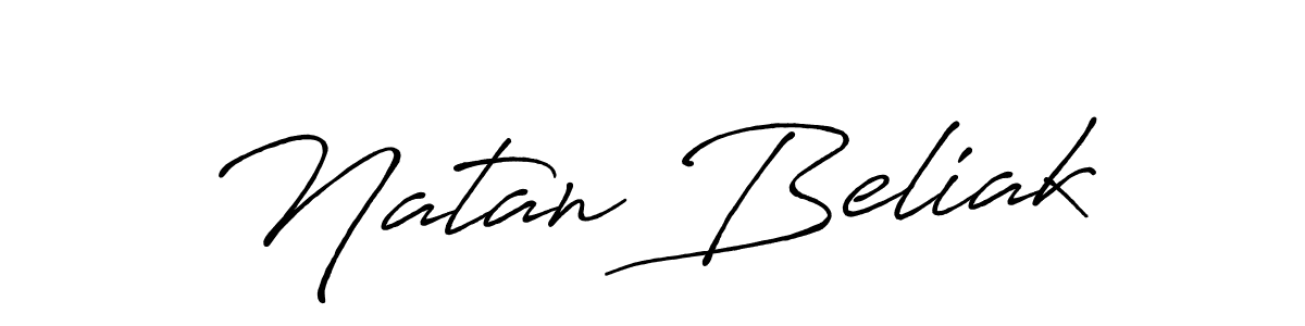 Make a short Natan Beliak signature style. Manage your documents anywhere anytime using Antro_Vectra_Bolder. Create and add eSignatures, submit forms, share and send files easily. Natan Beliak signature style 7 images and pictures png