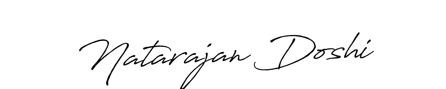 Also You can easily find your signature by using the search form. We will create Natarajan Doshi name handwritten signature images for you free of cost using Antro_Vectra_Bolder sign style. Natarajan Doshi signature style 7 images and pictures png