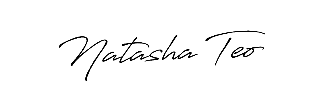 Natasha Teo stylish signature style. Best Handwritten Sign (Antro_Vectra_Bolder) for my name. Handwritten Signature Collection Ideas for my name Natasha Teo. Natasha Teo signature style 7 images and pictures png